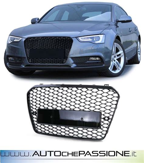 Dettaglio della griglia single frame dell'Audi S4