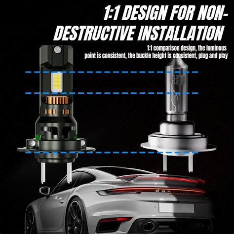 Diagram of LED headlight cooling system