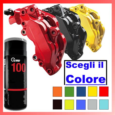 Dettaglio delle pinze dei freni verniciate