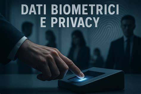 Infografica sulla privacy dei dati biometrici