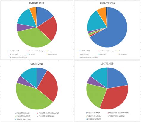 Grafico a torta che mostra la distribuzione dei servizi più richiesti nelle agenzie di pratiche auto