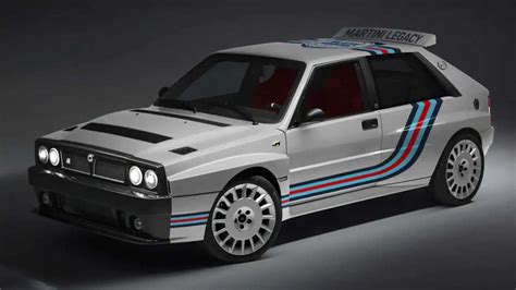 Lancia Delta Integrale Futurista in azione