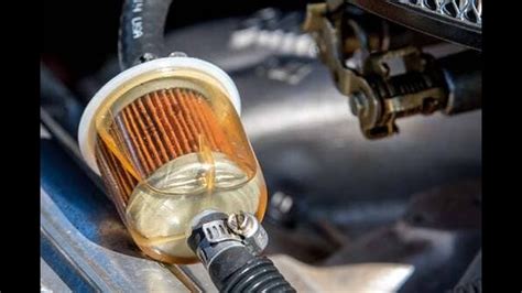 Filtro gasolio intasato