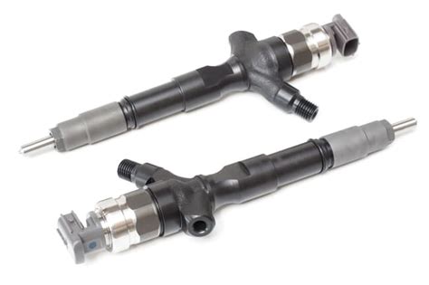 Iniettori diesel prima e dopo la pulizia