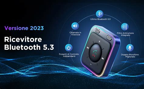 Interfaccia Bluetooth per chiamate e musica