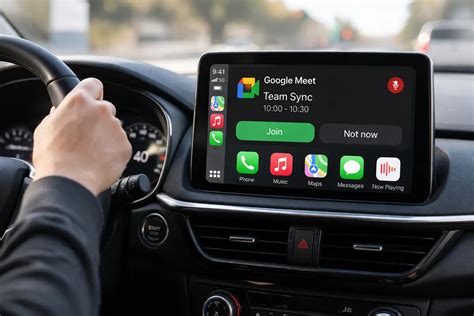 Icone di Android Auto e Apple CarPlay su uno schermo