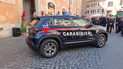 Flotta di veicoli dei Carabinieri in parata