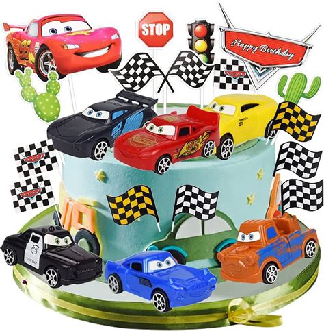 Soggetti Cars in plastica per decorazione torte
