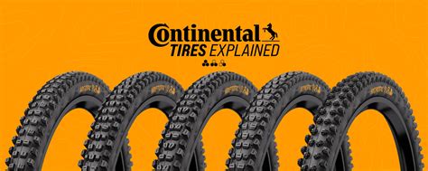 Continental MTB tires range