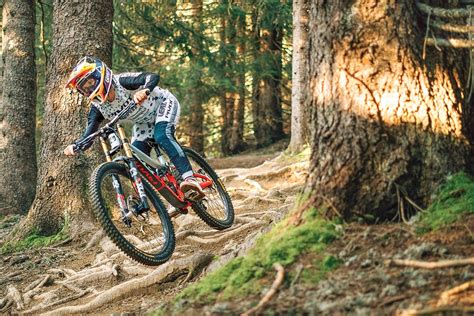 MTB rider in action with Continental tires