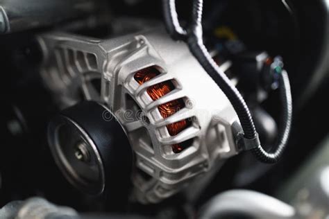 Alternatore auto in primo piano