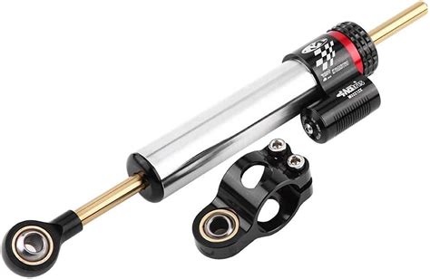 Schema di funzionamento di un ammortizzatore di sterzo per moto