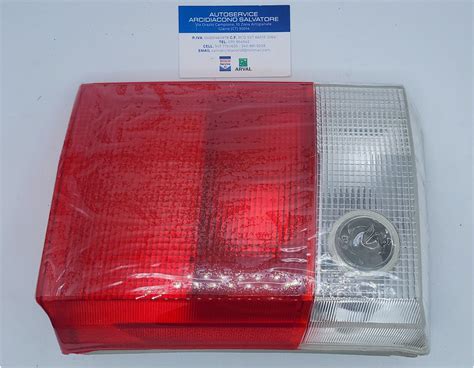 Schema con codice OEM di un fanale posteriore