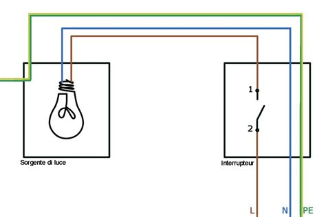 Schema di un interruttore di blocco porta
