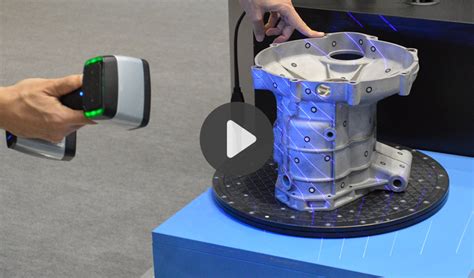 Scansione 3D di un componente automobilistico