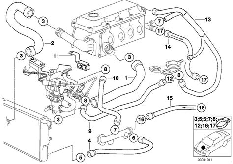 Diagram of BMW E46 ABS/DSC system components