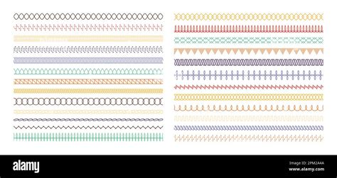 Esempio di travette personalizzate e schemi di cucitura