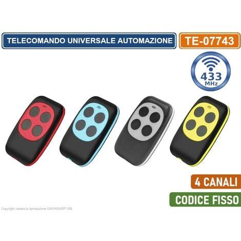 Radiocomando a tre pulsanti per automazione cancelli