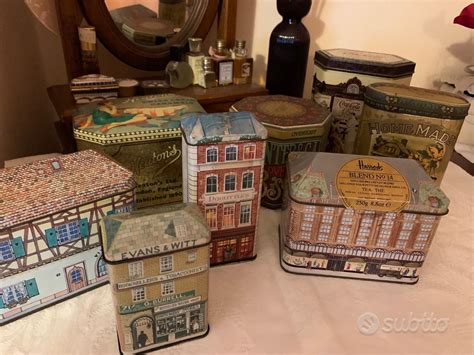 Scatole di latta vintage