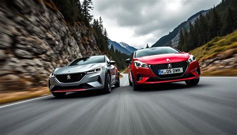 Tavola comparativa delle prestazioni Peugeot 208 GTi