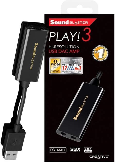 Screenshot dell'interfaccia del Pannello di Controllo Sound Blaster PLAY! 3
