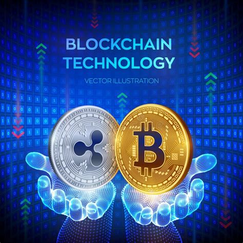 illustrazione blockchain bitcoin