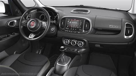 Fiat 500L City Cross interni con coprisedili
