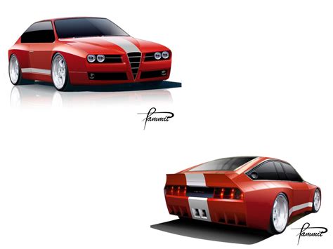 Schema evoluzione design Alfa Romeo