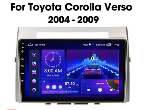Display centrale Toyota Corolla con navigatore