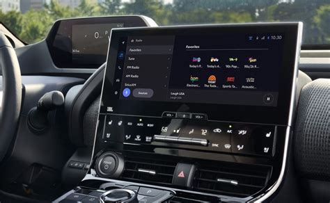 Menu di personalizzazione display Toyota