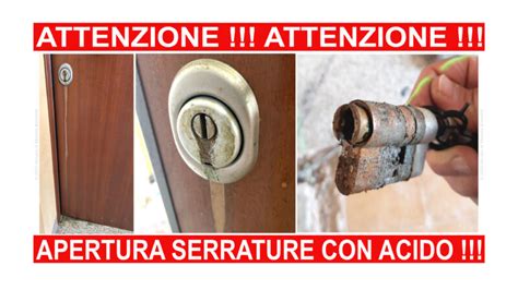 Attrezzi per serrature