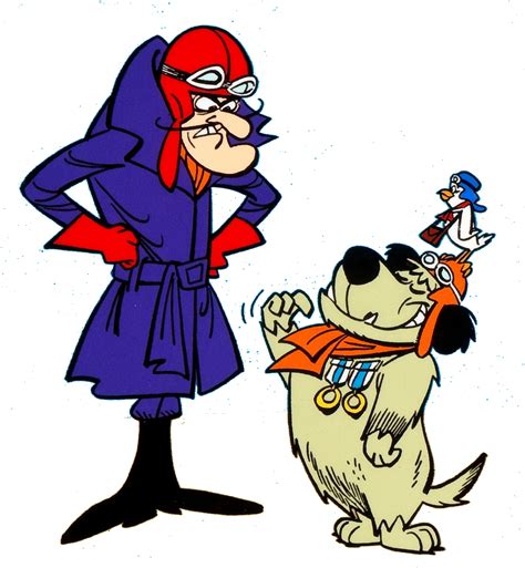 Dick Dastardly e Muttley che tramano un piano malvagio con la loro Macchina Infernale