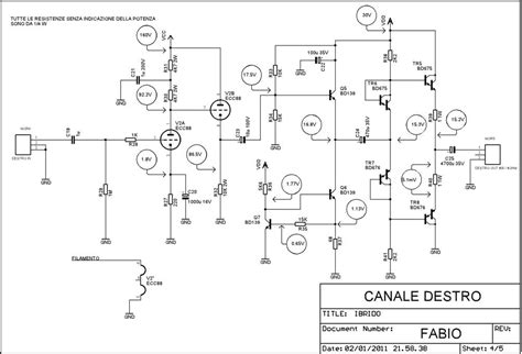 Amplificatore ibrido con valvole e transistor