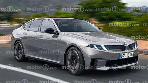 BMW i5 vista di tre quarti anteriore