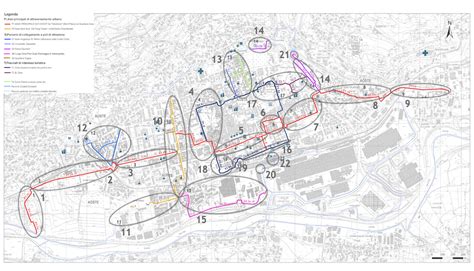 Mappa degli interventi di mobilità sicura ad Albissola Marina