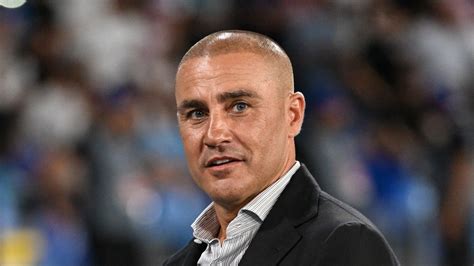 Fabio Cannavaro in panchina