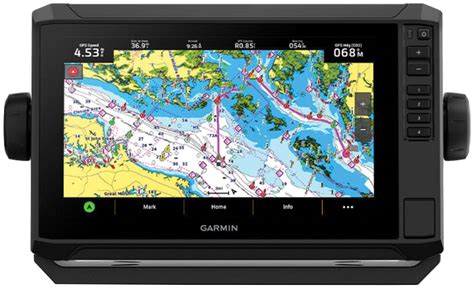 Schermata di un chartplotter con Auto Guidance