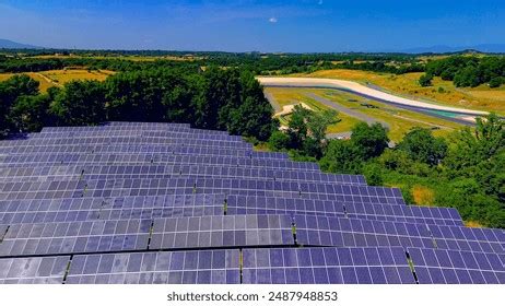 Vallelunga circuit with solar panels