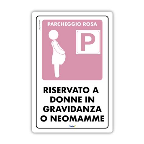 Parcheggio rosa per donne in gravidanza