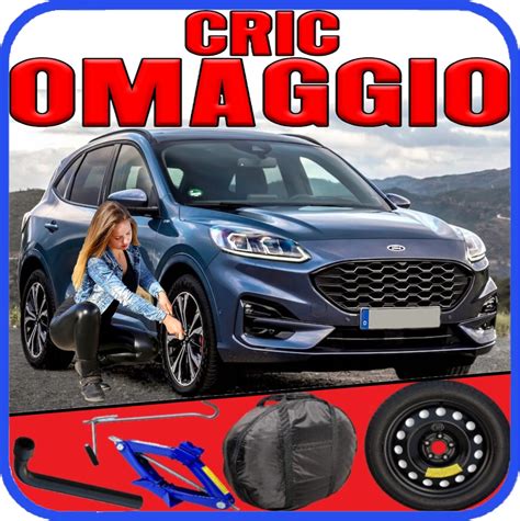 Ford Kuga con ruotino di scorta installato