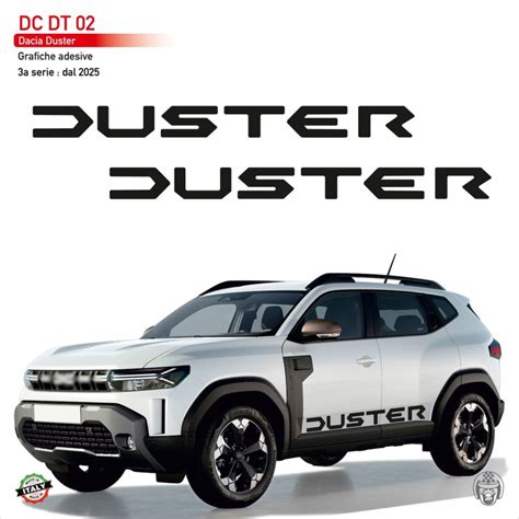 Dacia Duster personalizzato con adesivi laterali