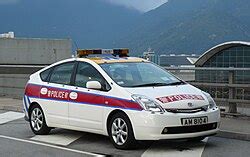 Toyota Prius della Polizia Nazionale in azione