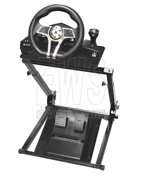 Esempio di supporto compatto per volante e pedaliera