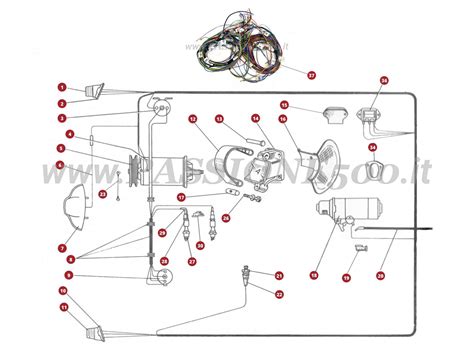 Diagramma esploso della parte posteriore dell'Opel Mokka