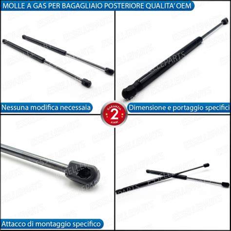Montaggio corretto delle molle a gas del bagagliaio