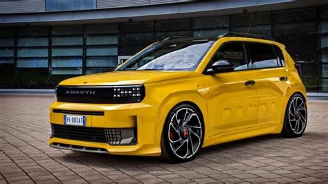 Abarth Grande Panda render frontale