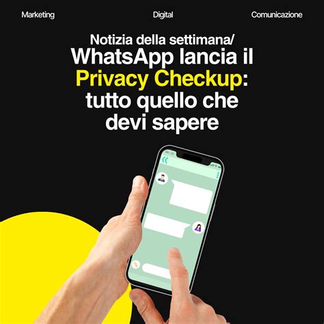Interfaccia utente per la gestione delle impostazioni privacy