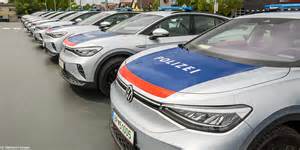 Austrian Police electric car charging
