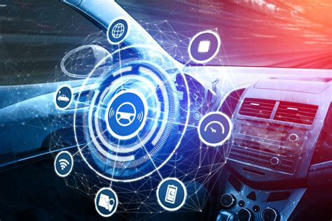 Infografica sulle tecnologie di bordo delle auto moderne