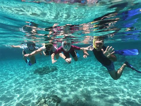 Immagine di persone che fanno snorkeling durante un'escursione in barca
